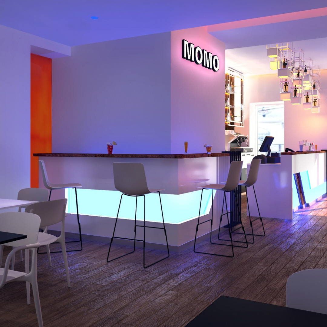 Manieri Engineering_Ristrutturazione Momo Bar_Milano 1