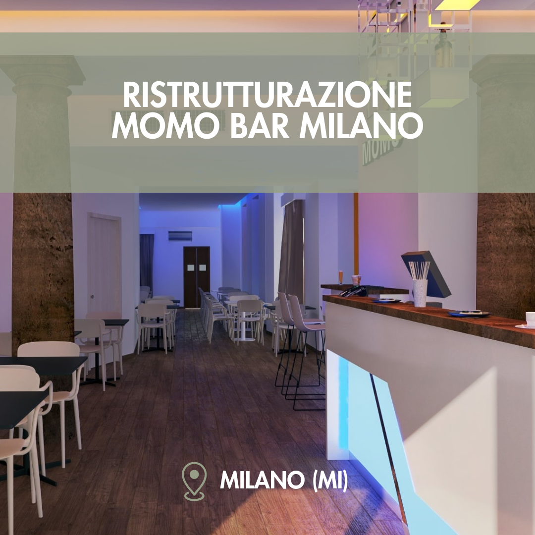 Manieri Engineering_Ristrutturazione Momo Bar_Milano
